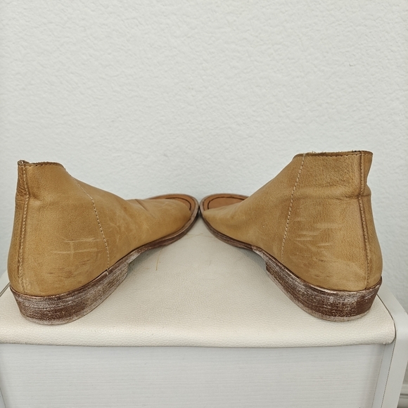 Free People Mont Blanc D’Orsays Sandal Shoe Brown Slip On Women's 7 US Flat - Picture 12 of 15